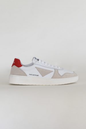 Sneakers sostenibles red grey